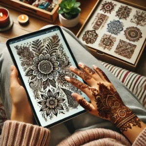 intricate mehndi design